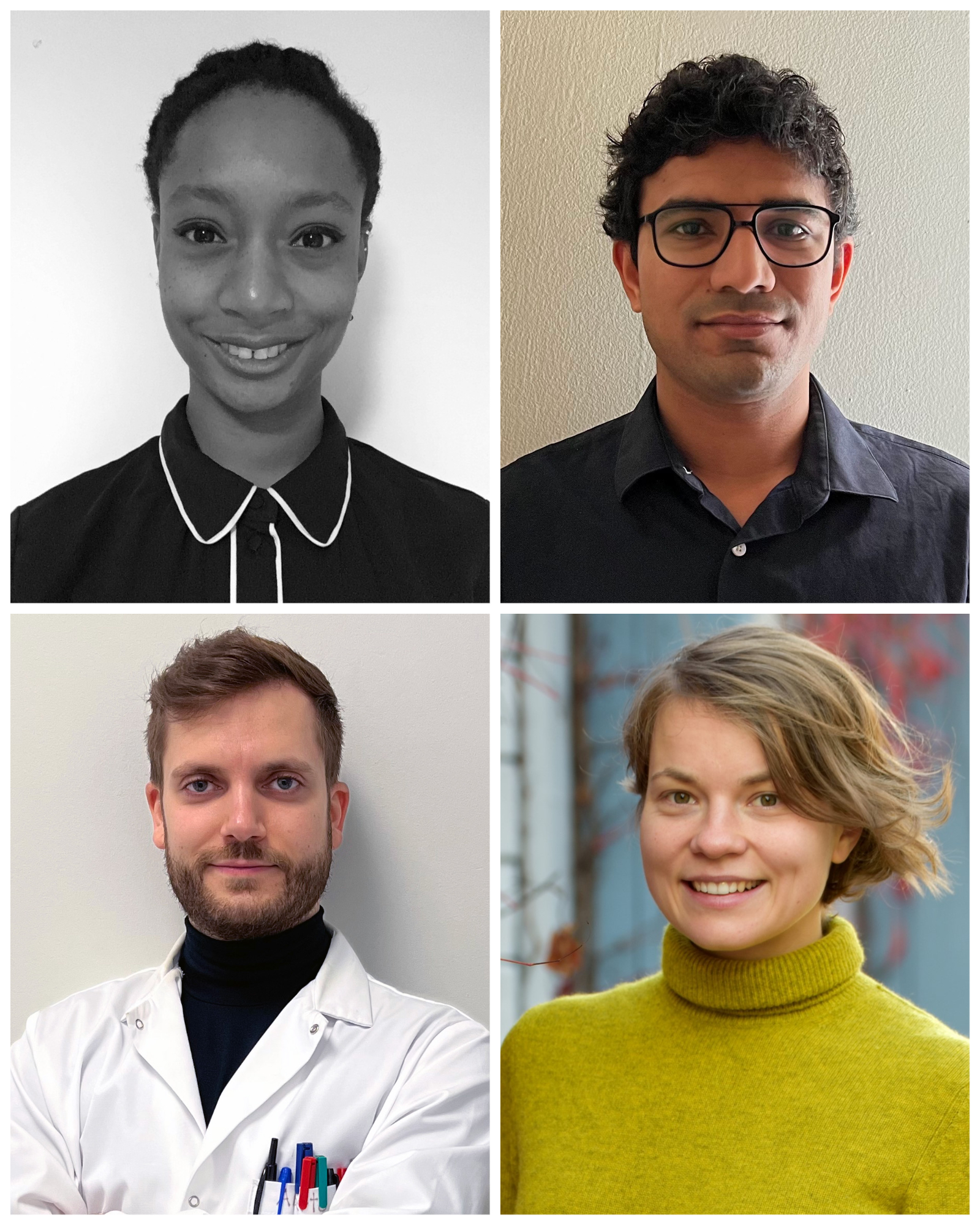 headshots of the winners of best fellows talks