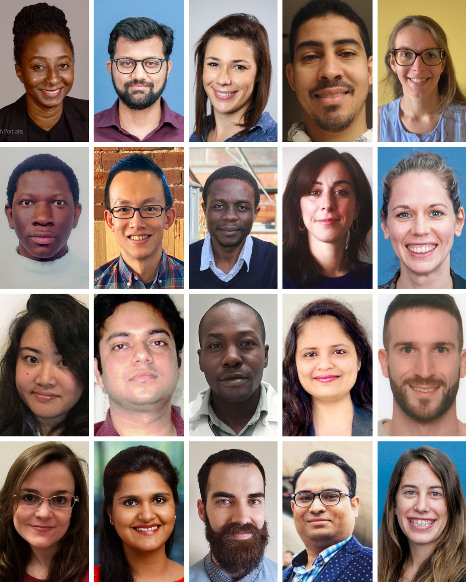 A grid of headshots of the NIAID Fellows Advisory Committee June 2021