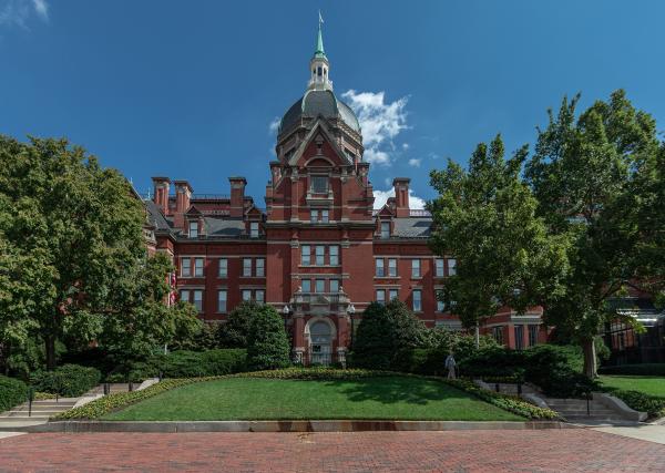 a brick domed building