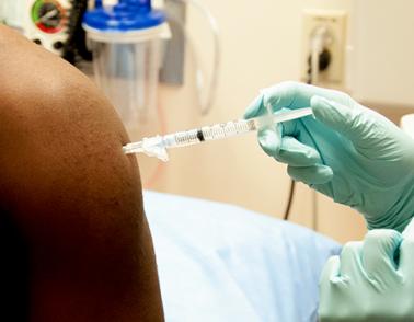 Third participant enrolled in VRC 207 receives a dose of the investigational NIAID/GSK Ebola vaccine