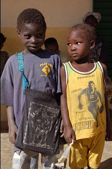 Two children in Mali.