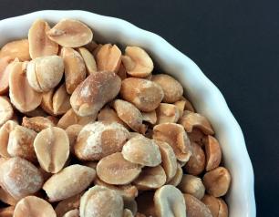 Peanuts in a bowl.