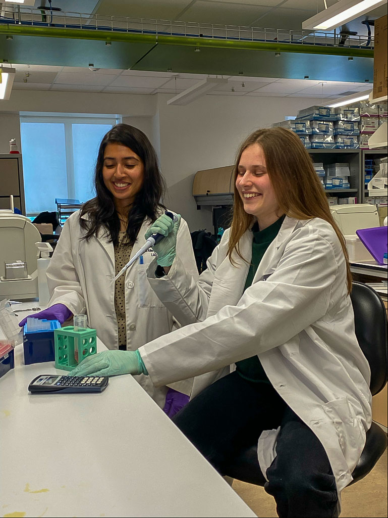 Tamara Haque, Ph.D., and Emily Youngblood